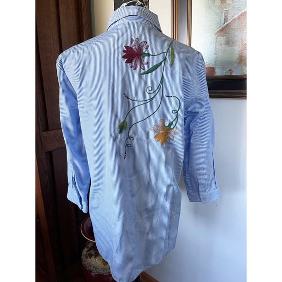 Zara Woman Embroidered Shirt - Picture 4 of 16